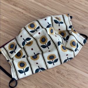 Sunflowers face mask